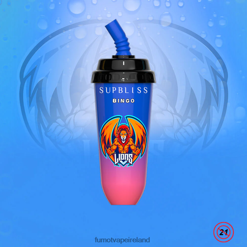 Fumot Supbliss Bingo 8000 Disposable Vape Pod Device - 16ML (1 Piece) T6F626397 | Fumot Discount Code Energy Drink
